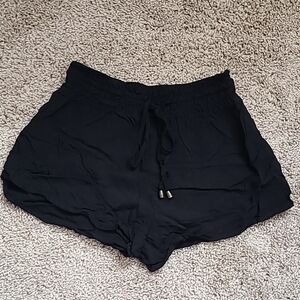 Forever 21 Black Rayon Shorts